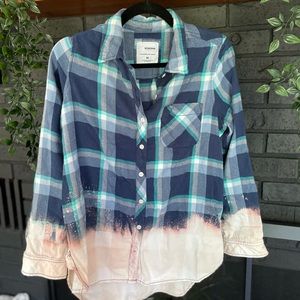 Bleached flannel shirt